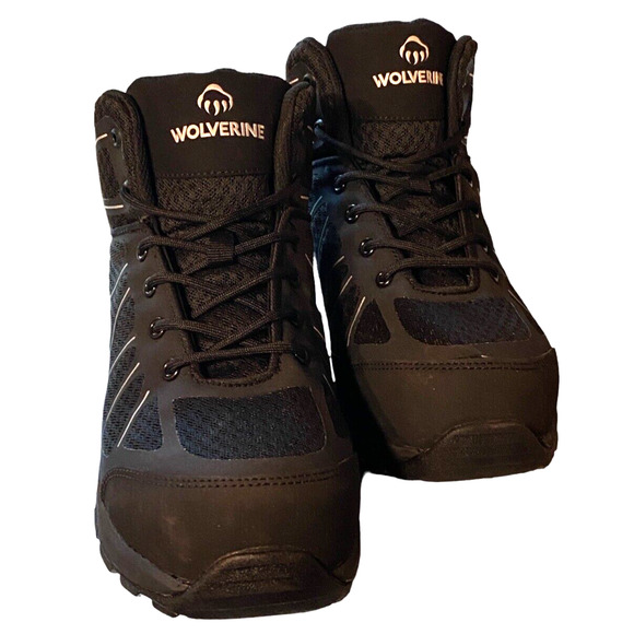 Gorpcore Wolverine Men Amherst II CarbonMAX Boot Size 8 M Black Safety Toe NOS - Picture 1 of 11